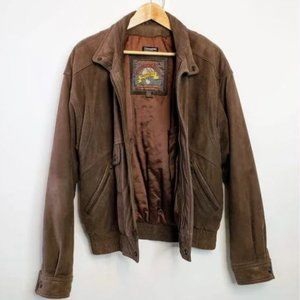 Wilson’s Men's adventure bound thinsulate leather brown jacket